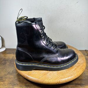 Dr. Martens Plum Combat Boots